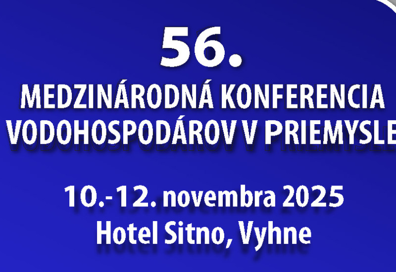 56. konferencia vodohospodárov v priemysle